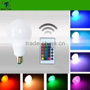 7w 9w RGB Led Mood Light With ir 24 Keys Remote Control thumbnail-1