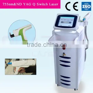 Pigmented Lesions Treatment Alexandrite Laser Machine Plus Q Switch Nd Hori Naevus Removal Yag 2 In 1 For Hair Reomval thumbnail-1