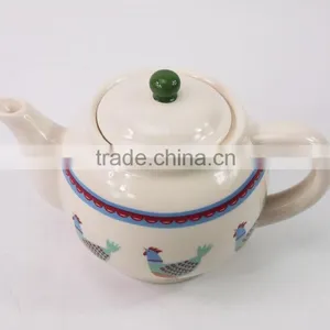 Customized Chicken Design Eco Friendly Ceramic Tea Pot thumbnail-2
