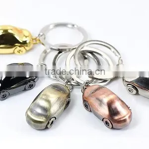 Wholesale Metal 3D Car Key Chains /Promo Keychains Metal 3d Car Shape Key Rings thumbnail-2