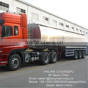 Milk Transporting Tank , Milk Tank For Factory thumbnail-4