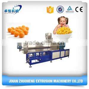 Automatic Corn Flour Puffed Snack Food Machine Plant Process Line thumbnail-1