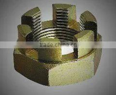 Hexagon Slotted Nuts and Caltle Nuts With Metric Coarse and Fine Pitch Thread thumbnail-1