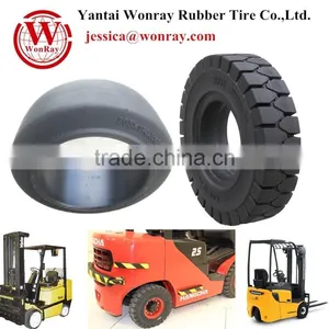 Industrial Indoors Loading Docks Material Handling Forklift Tyre Solid thumbnail-1