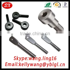 Milling Machine Small Galvanized Screw Fastener Flat Head Eye Bolts M10 thumbnail-1