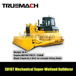 SD16T 160hp Mechanical Super-Wetland Bulldozer thumbnail-1