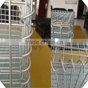 1*1*0.5mm 100mm Mesh Size Qiangyu Hot Sale Galvanized Welded Gabion Basket thumbnail-1