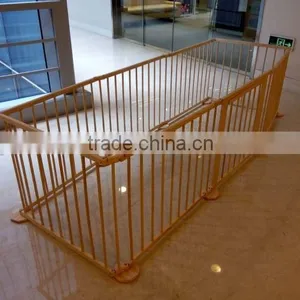 Foldable Baby Playpen Wooden thumbnail-4
