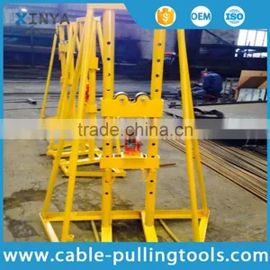 20T Cable Drum Stand With Hydraulic Lifting Jack thumbnail-6