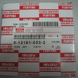 Isuzu Piston Ring 5-12181-023-2 For Japanese Vehicles thumbnail-2