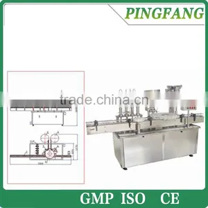 HHG-IS Automatic Liquid Filling and Capping Machine for Screw Caps thumbnail-1