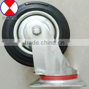 6 Inch Garbage Bins Rubber Caster, thumbnail-2