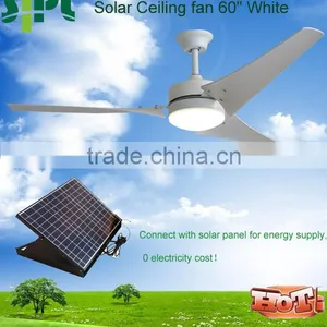 Vent Tool 0 Electrical Cost 60 Inch 30 Watt Solar Ceiling Fan Home Systems Solar Panel Powered Ceiling Fan R thumbnail-1