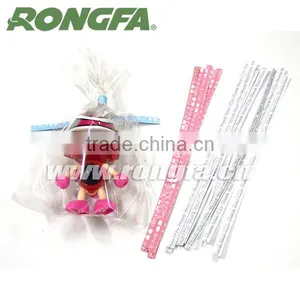 4mm x 15cm Printed Color Twist Ties thumbnail-5