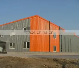 Professional Manufacture Sandwich Panel Steel Frame Prefabricated Warehouse thumbnail-1