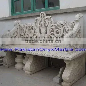 Handcarving Marble Bench thumbnail-1