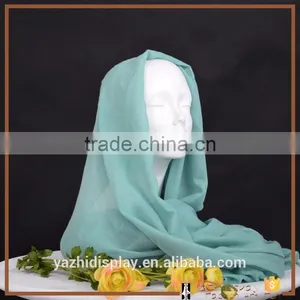 Cheap Fiberglass Mannequin Head for Scarf Display thumbnail-1