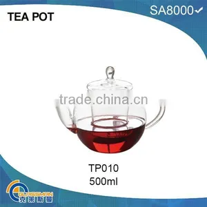TP010(500ML),heat Resistant Glass Teapot thumbnail-1