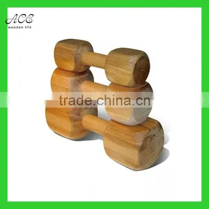 Wooden Dumbbells thumbnail-1