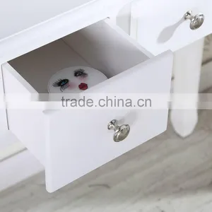 2016 Hot Sale Antique Dressing Table With Mirrors & Stool thumbnail-4