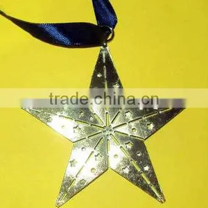 Metal Star Shape Decoration, Metal Star Christmas Decorations, Metal Hanging Star Decoration, 2013 Christmas Decoration thumbnail-1
