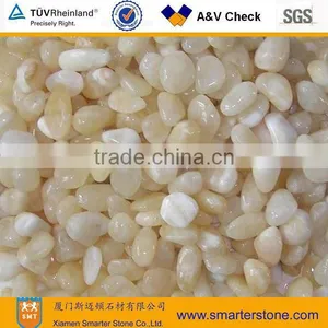 Cheap Machine-made Yellow Jade Pebble thumbnail-1
