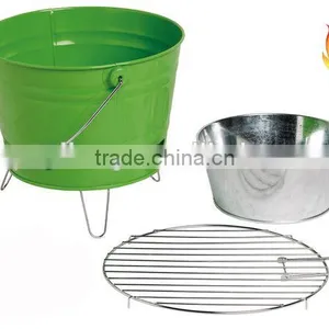 Popular Portable Bucket BBQ Grill thumbnail-1