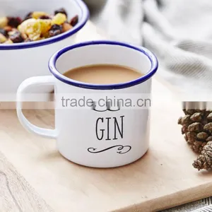 500ml FDA Enamel Mug High Quality Mug Drink Holder Popular Style thumbnail-1