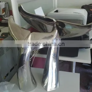 Outdoor Large Stainless Steel Maple Leaf Sculpture for Sale thumbnail-3