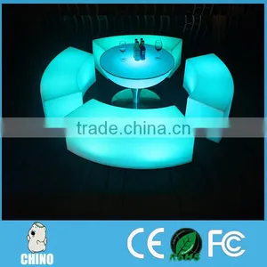CC1243 Home Party and Night Club Use Led Round Bench for Seat thumbnail-3