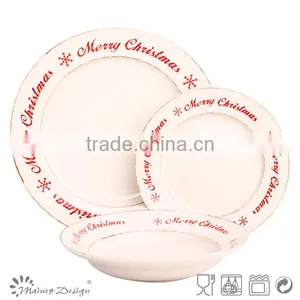Delicate Christmas Item Ceramic Dinner Plate thumbnail-1