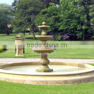 Outdoor Garden Decoration Stone Carving Marble Fountain Stone for Sale thumbnail-1