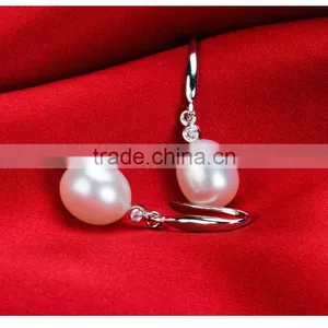 Wholesale 10-11 mm White Freshwater Pearl Necklace and Earring Sets thumbnail-4