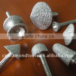 Special Vacuum Brazed Diamond Carving Burr/Vacuum Brazed Diamond Grinding Burrs With Special Shape thumbnail-1
