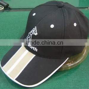 Cotton 6 Panel Cricket Cap With Embroidery thumbnail-1