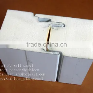 Polyurethane Heat Insulated Wall Panel for Prefabricated House thumbnail-1