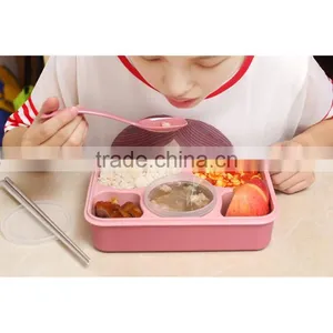 Plastic Lunch Box Bento Lunch Box for Kids thumbnail-5