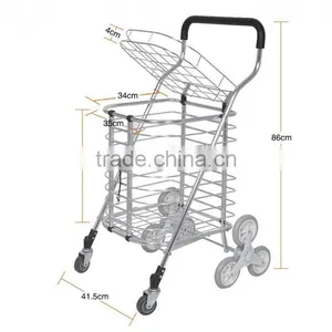 Large Size Shopping Trolley With Cover thumbnail-2