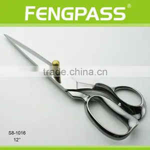 S8-1016 12" Stainless Steel Blades And Handle Clothing Scissors thumbnail-1