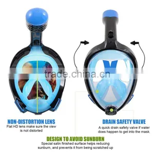 Easy Folding Snorkel Mask Full Face Foldable Snorkel Factory Price thumbnail-5