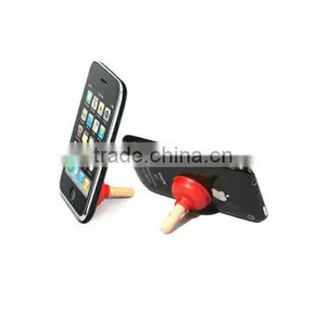 Phone Holder Sucker Stand With Key Chain thumbnail-1
