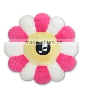 Cute Flower Shape Plush Cushion Speaker thumbnail-1