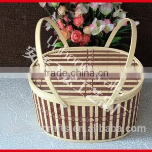 Natural and Environmental Bamboo Basket thumbnail-5