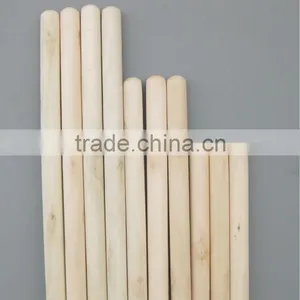Smooth Surface Natural Wooden Broom Stick for Broom&dustpans thumbnail-1
