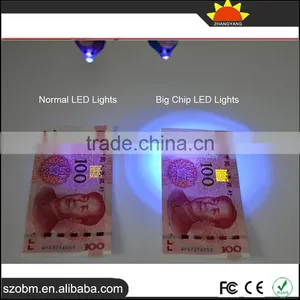 Top Quality Purple Light Led Keychain,Big Chip Led Lamp 395nm UV Led Keychain thumbnail-2