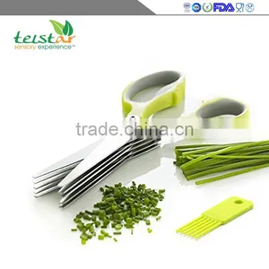 Stainless Steel the Multi - Layer Chopped Green Onion Cut Parsley Cut Cut the Vegetables Multi-functional Kitchen Shears thumbnail-1
