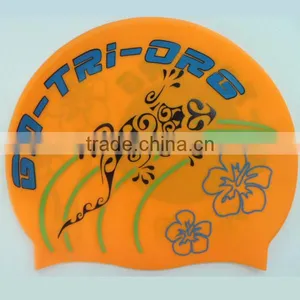 High Quality Waterproof Oem Silicone Swimming Cap thumbnail-1