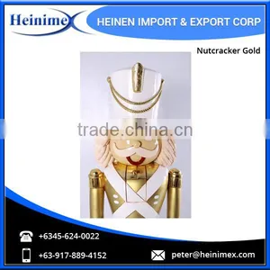 New Arrival Creative High Quality Handmade Gold Color Nutcracker for Christmas thumbnail-4