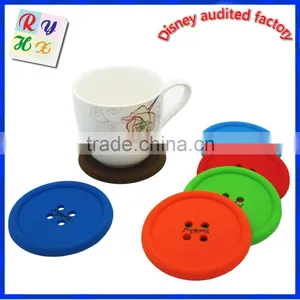 High Quality Round Shape Silicone Cup Coaster/ Pot Holder / Coaster / Placemat / Hot Pad thumbnail-2