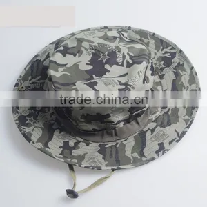 Special Outdoor Caps Camouflage Breathable Mesh and Circle Border Wind Sun Hat the Fisherman Cap Cap thumbnail-3